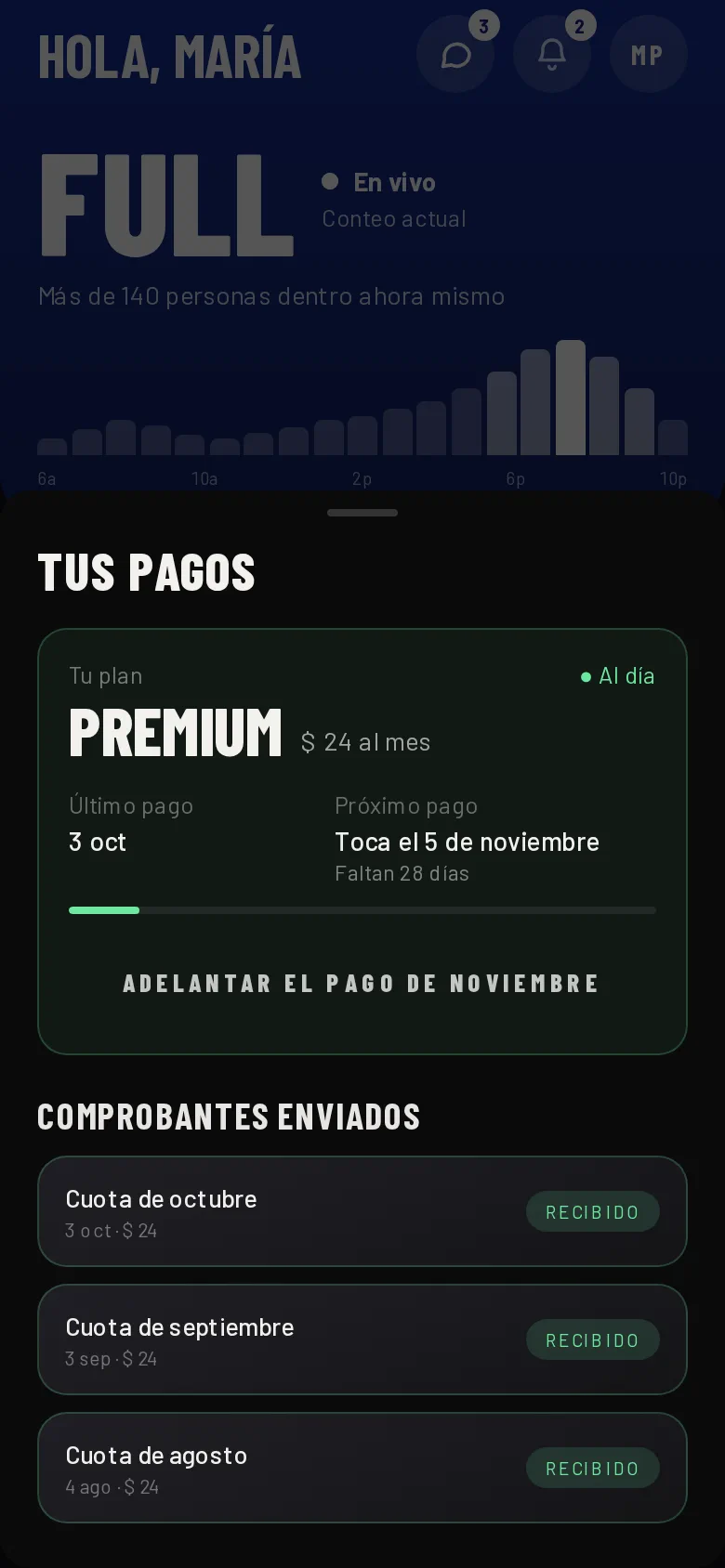 Su plan y sus comprobantes